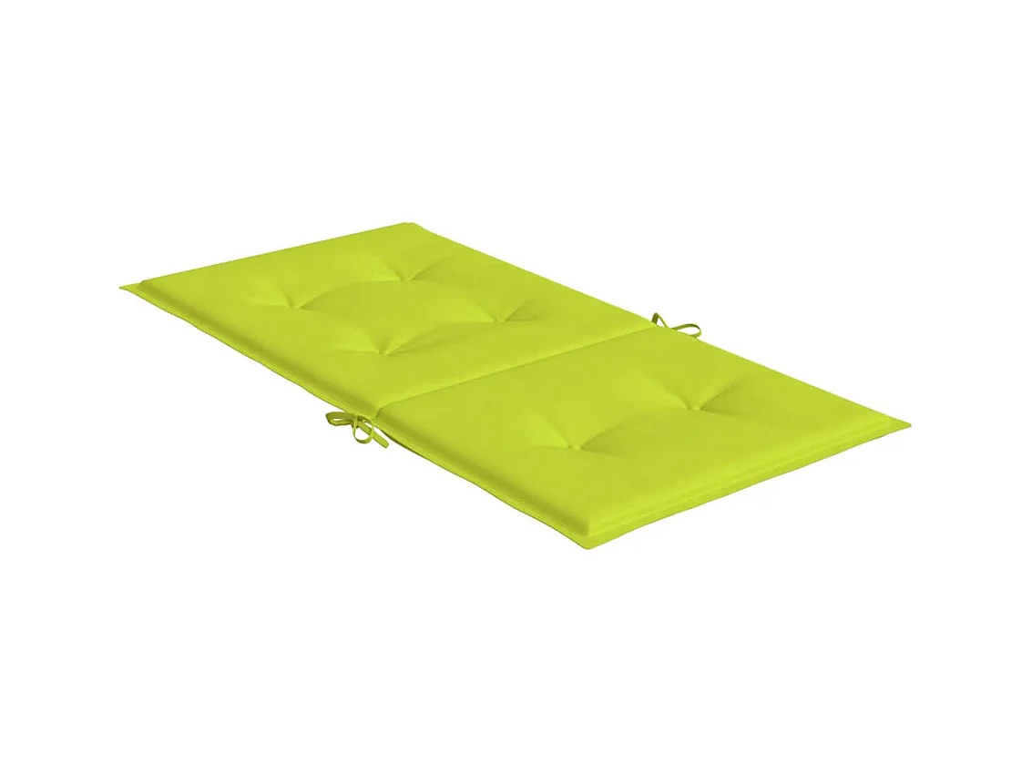 Tuinstoelkussens 6 st 100x50x3 cm oxford stof heldergroen NL486465