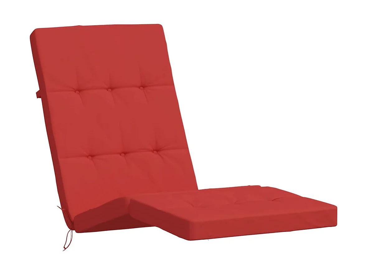 Coussins de chaise longue Lot de 2 rouge tissu oxford OFR30421