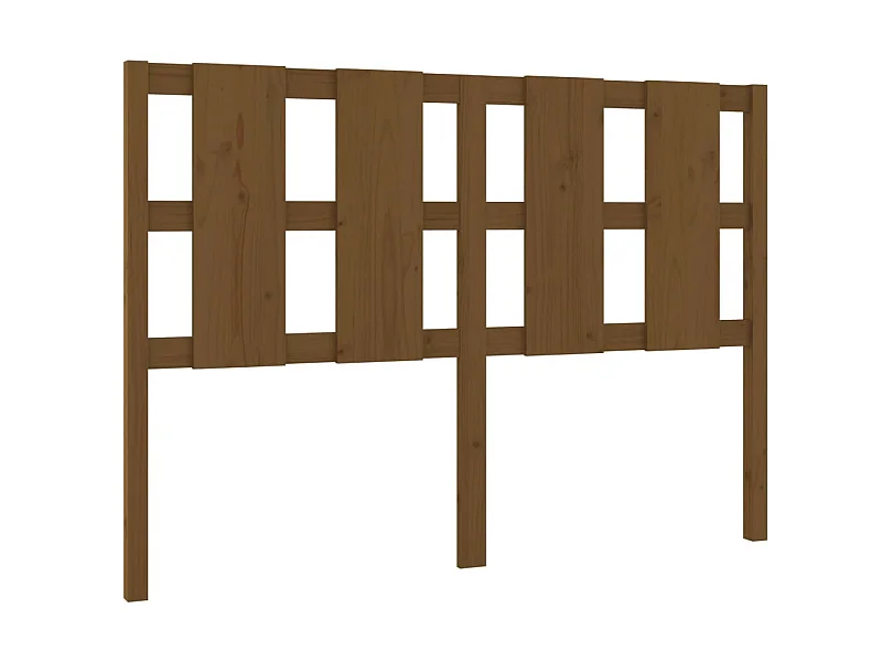 Testiera | Testata del letto per Letto ambra 125,5x4x100 cm Legno Massello di Pino