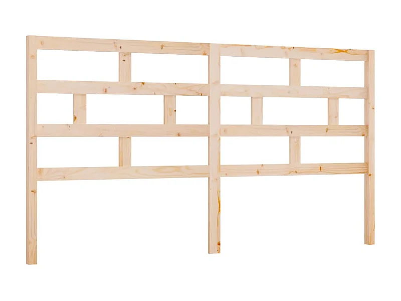 Tête de lit 186x4x100 cm Bois massif de pin POI36230 BonneVie Meuble