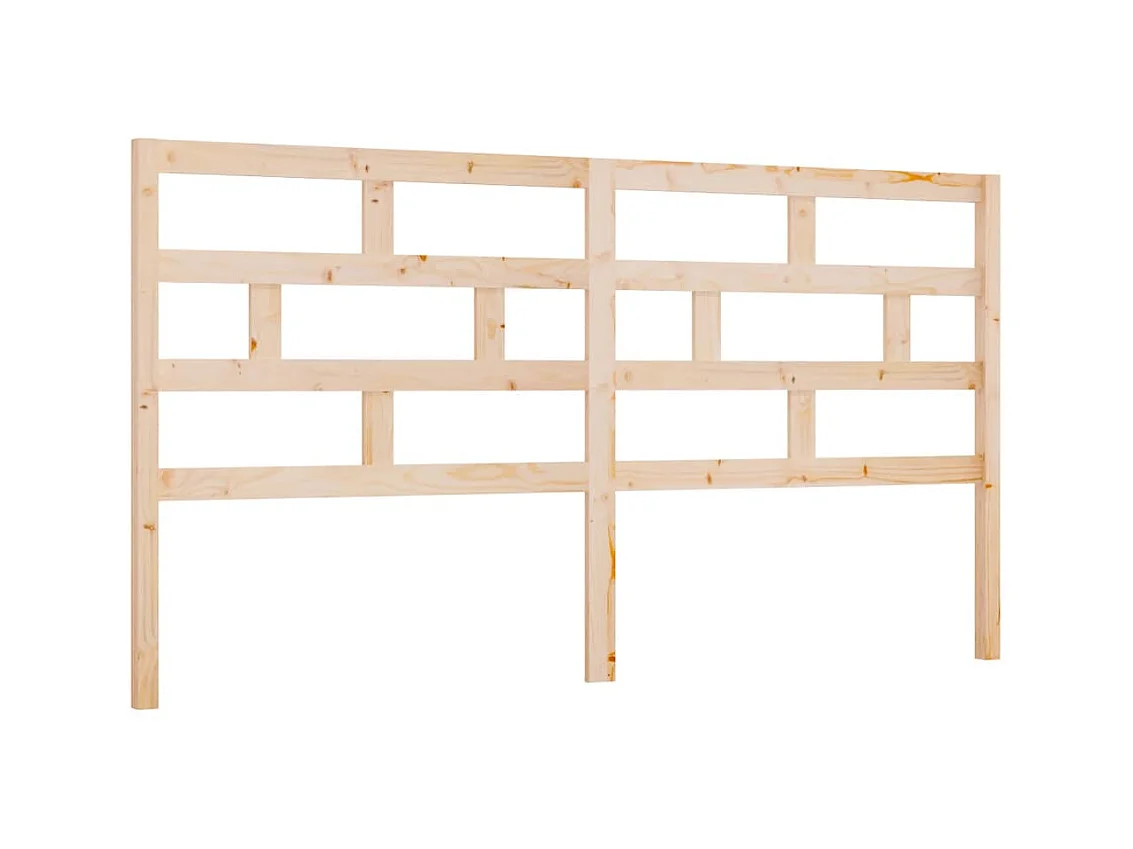 Tête de lit 186x4x100 cm Bois massif de pin POI36230 BonneVie Meuble