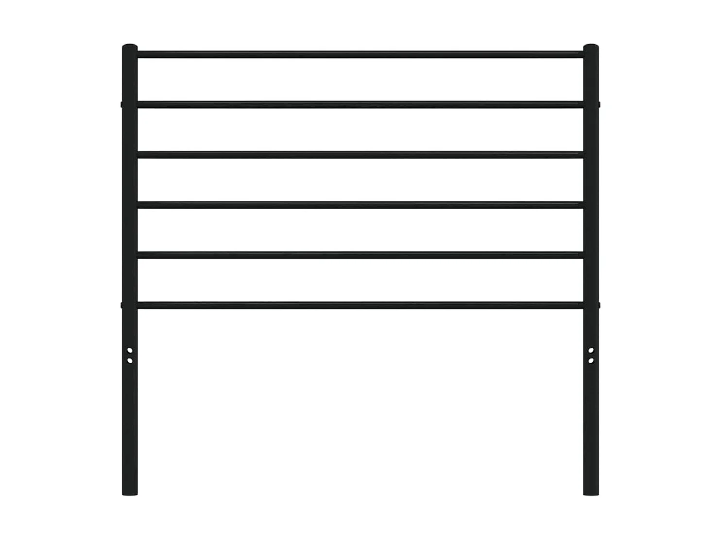 Tête de lit métal noir 100 cm POI67011 BonneVie Meuble