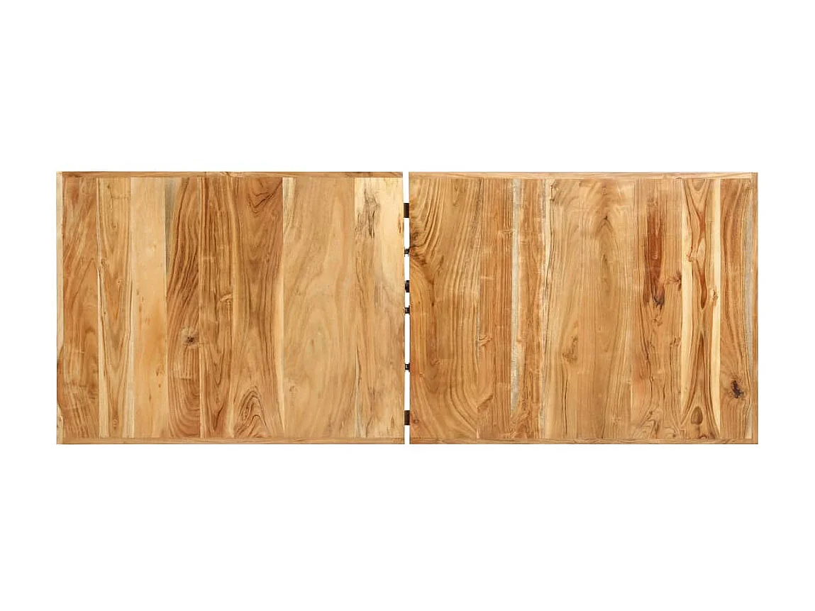 Ensemble de bar 9 pcs Bois d'acacia et de récupération massif LCS9276