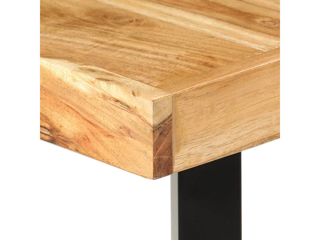 Ensemble de bar 9 pcs Bois d'acacia et de récupération massif LCS9276