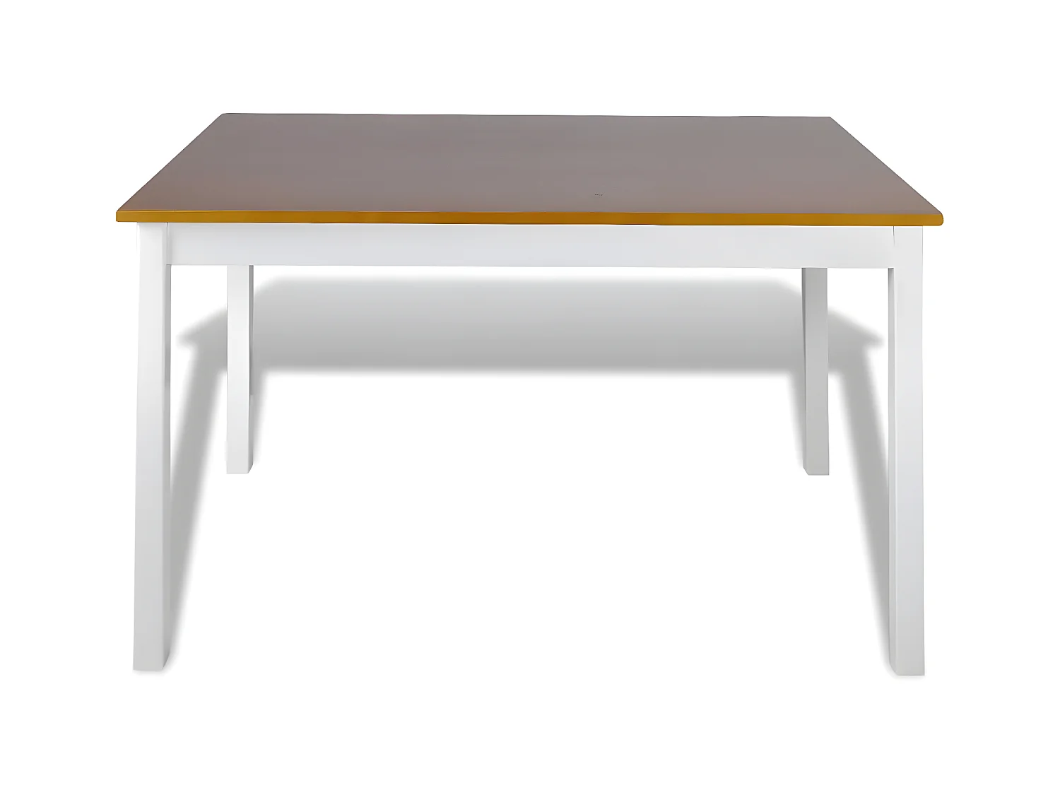 Juego de muebles de comedor 5 piezas marrón y blanco ES99596