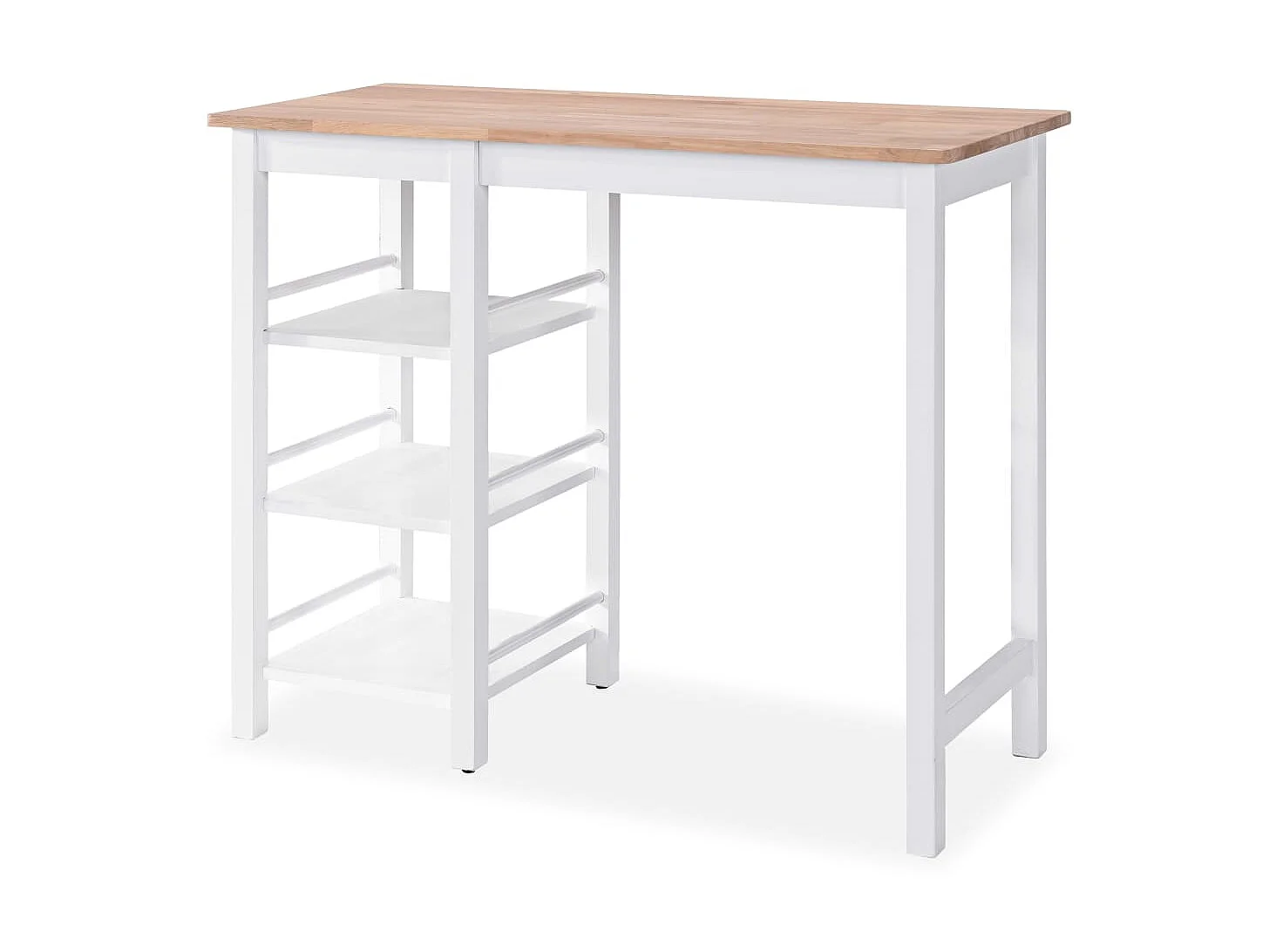 Ensemble de bar 3 pcs MDF Blanc LCS2763