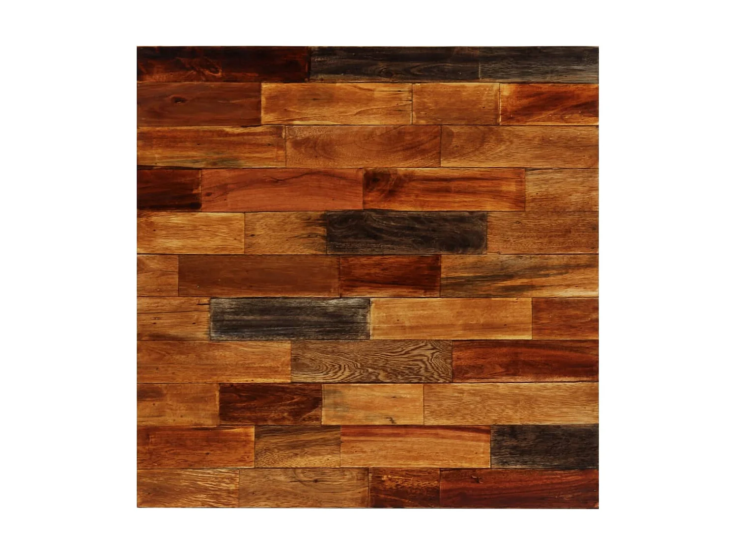 Conjunto de bar 3 pcs madeira recuperada + couro cabra genuíno PT682714