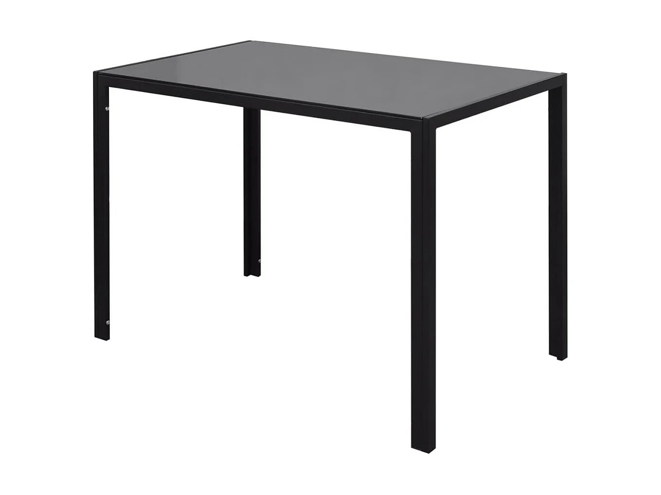 Conjunto de mesa de comedor siete piezas negro ES96650