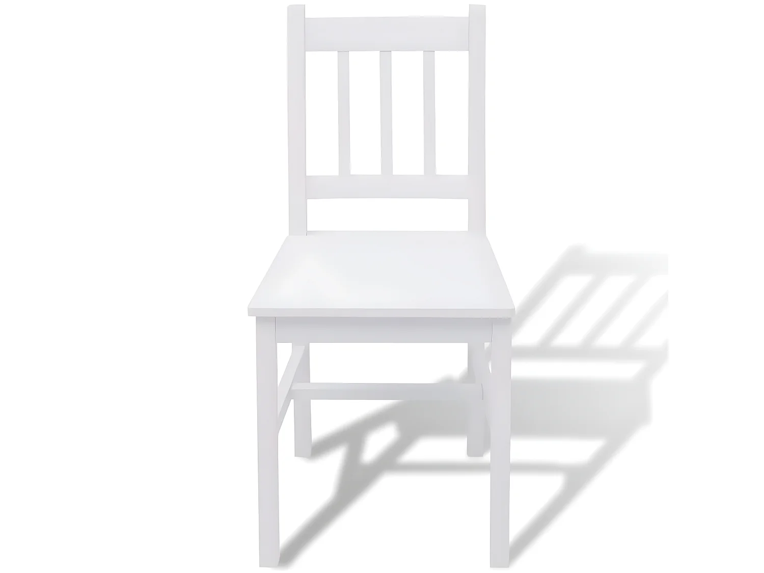 Ensemble de salle à manger 5 pcs Pinède Blanc PLQ1963