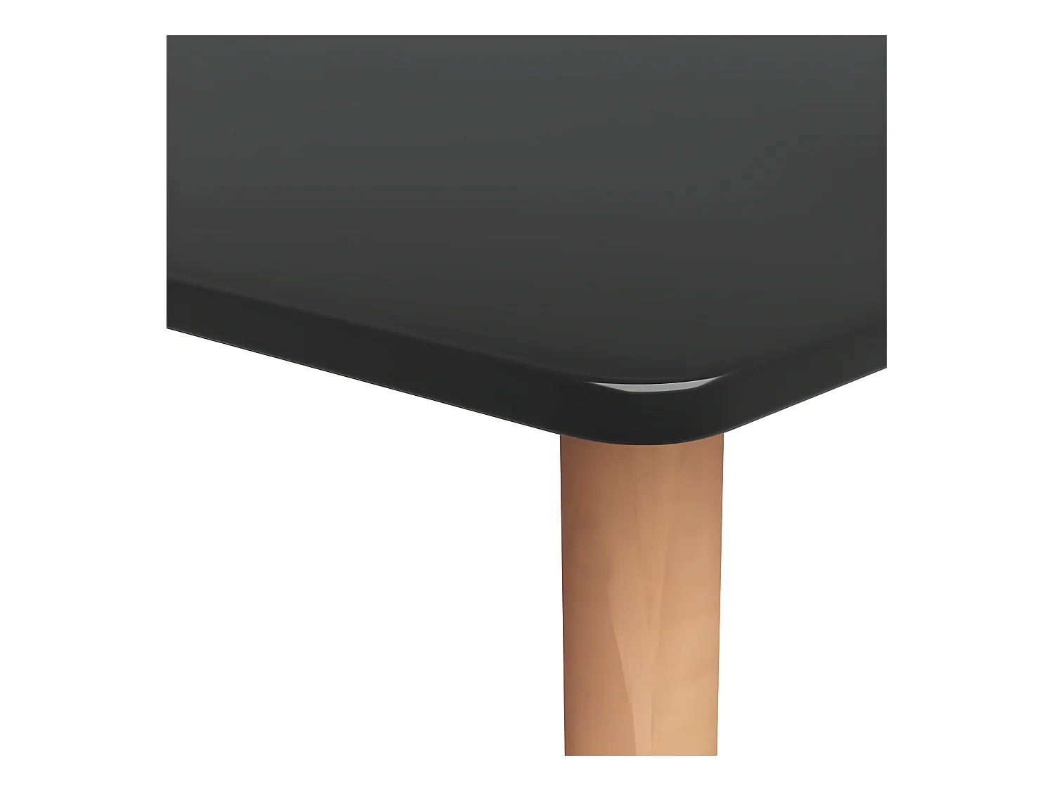 Mesa alta y taburetes de bar 5 piezas negro y blanco ES57938