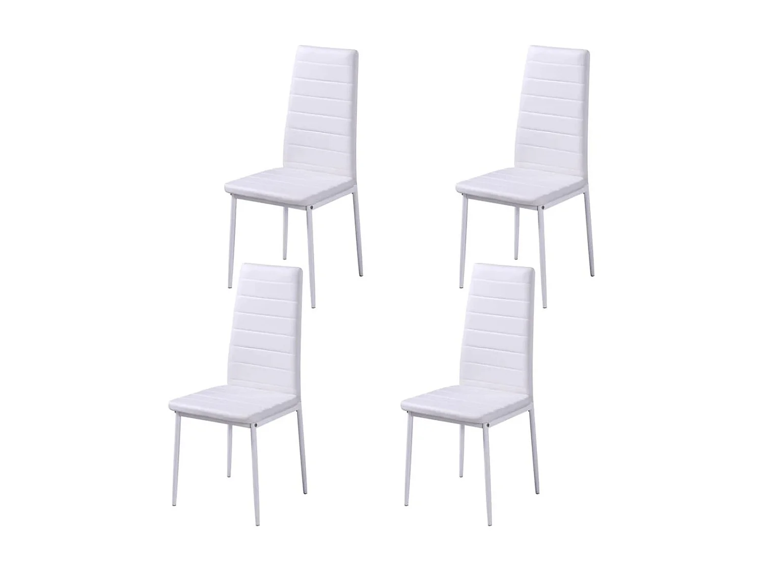 Ensemble de table à manger 5 pcs noir et blanc PLQ6445