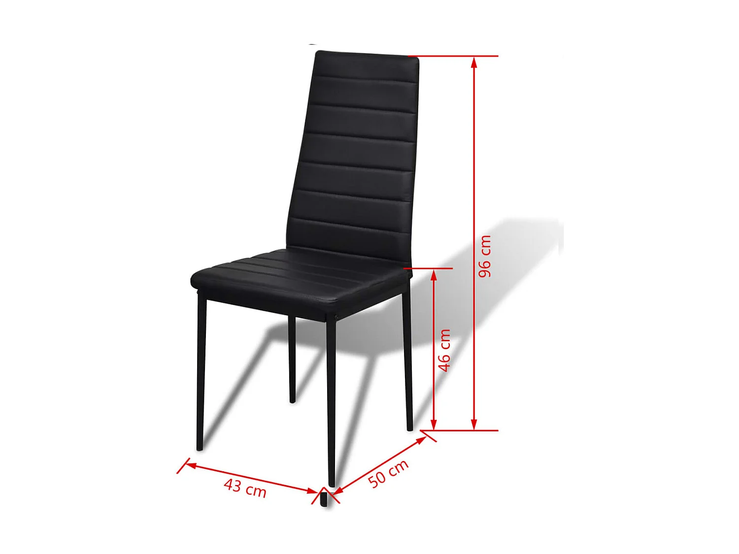 Ensemble de table pour salle à manger 5 pcs noir PLQ9672