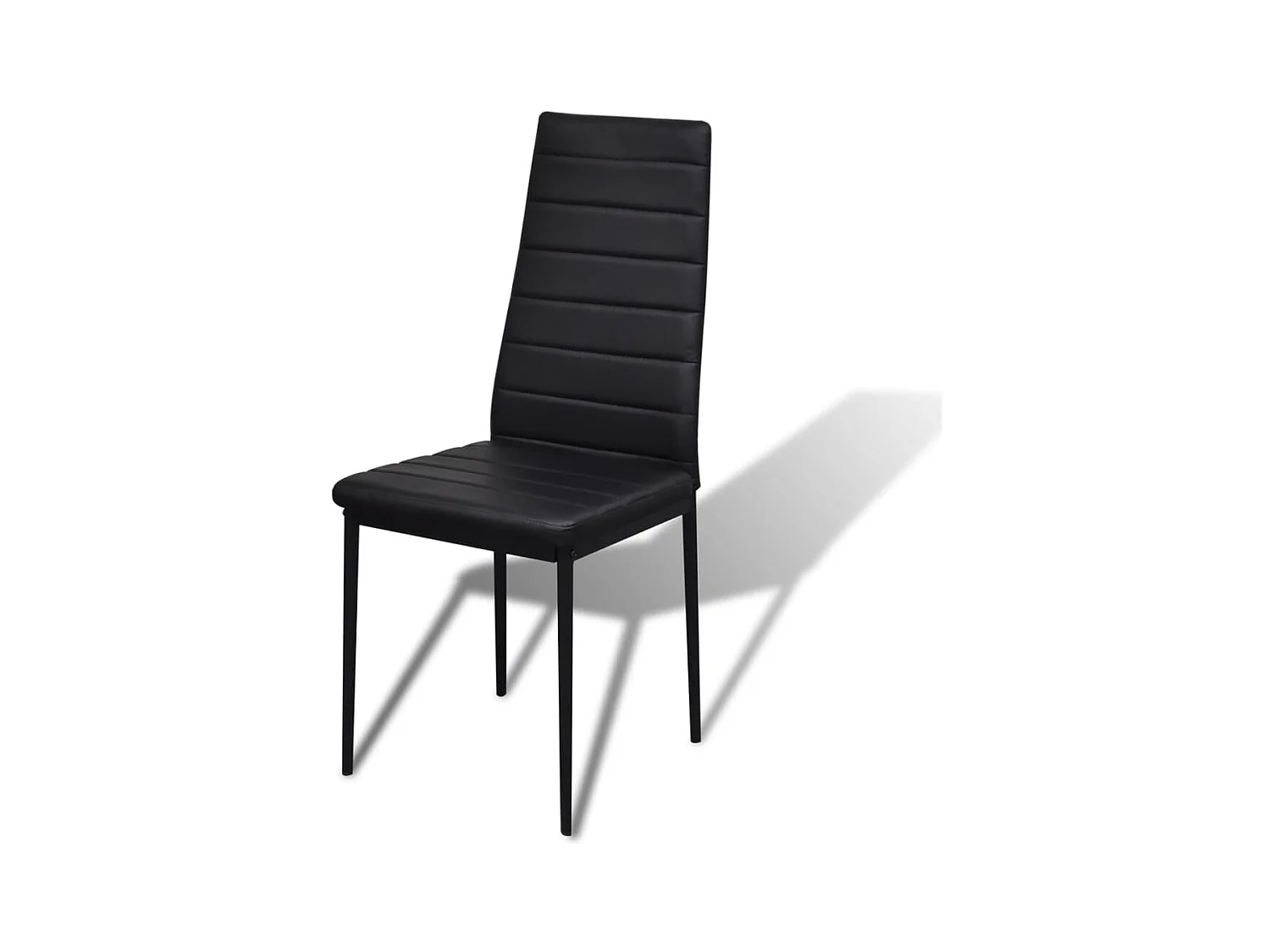 Ensemble de table pour salle à manger 5 pcs noir PLQ9672
