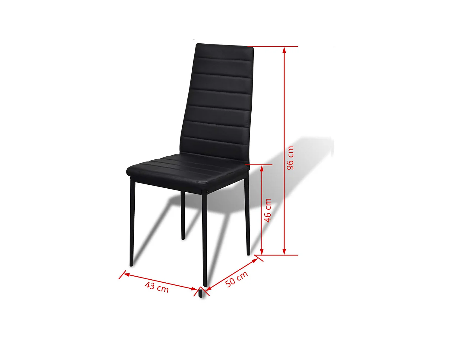 Ensemble de table pour salle à manger 5 pcs noir PLQ9672