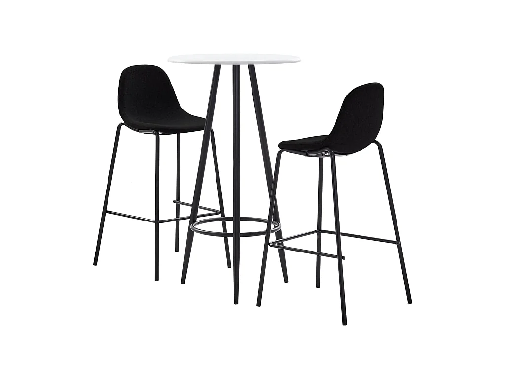 Ensemble de bar 3 pcs Tissu Noir LCS7241
