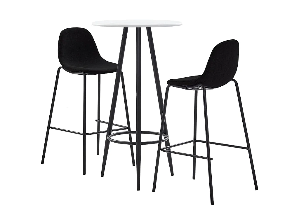 Ensemble de bar 3 pcs Tissu Noir LCS7241