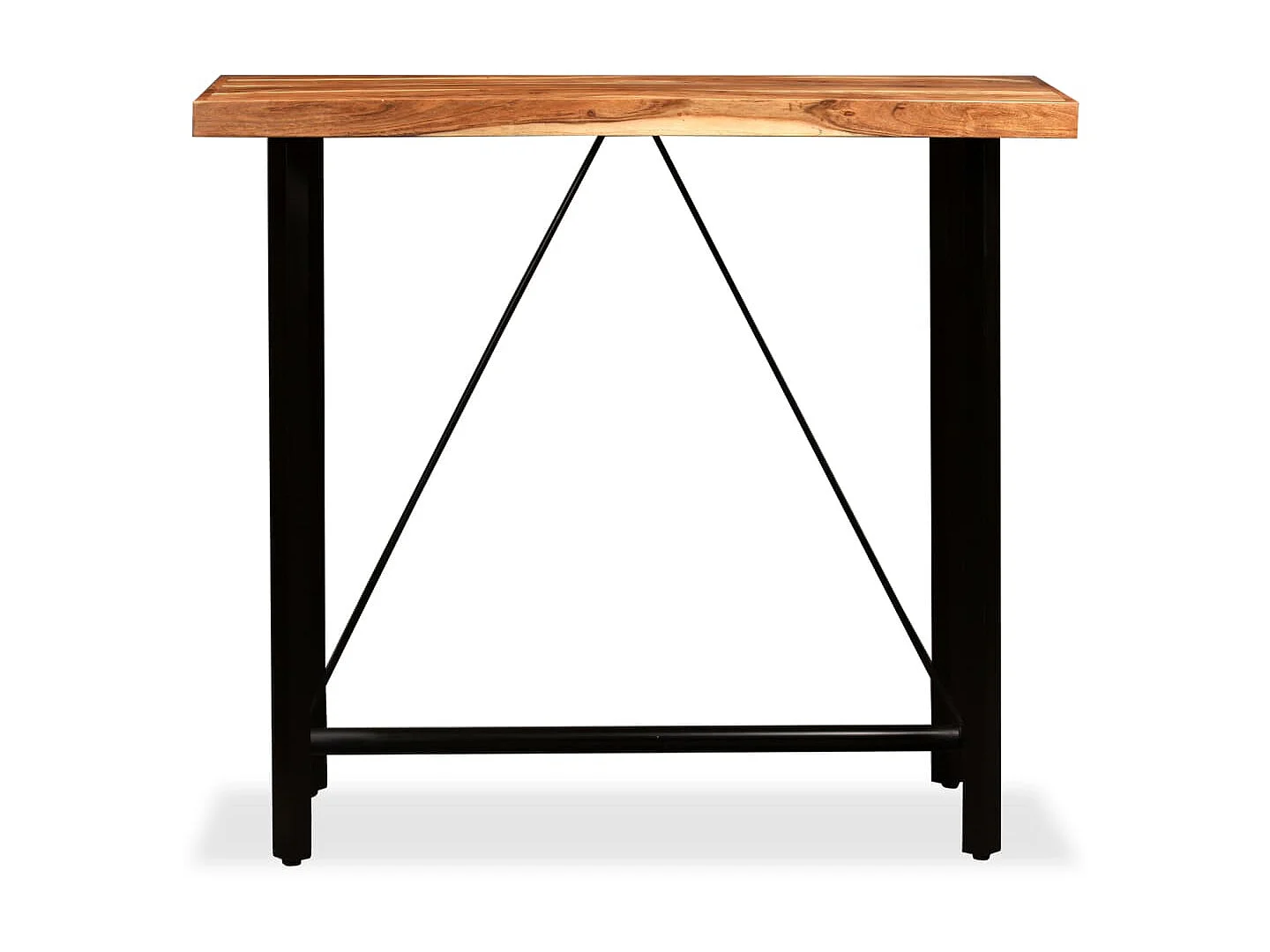 Ensemble de bar 5 pcs Bois d'acacia massif et de récupération LCS5569