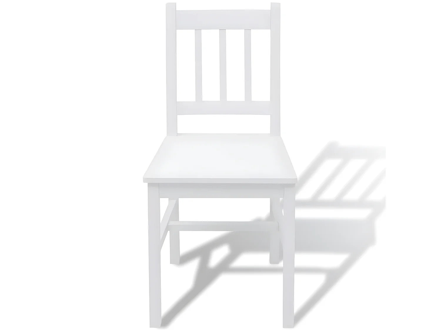 Ensemble de salle à manger 7 pcs Pinède Blanc PLQ4986