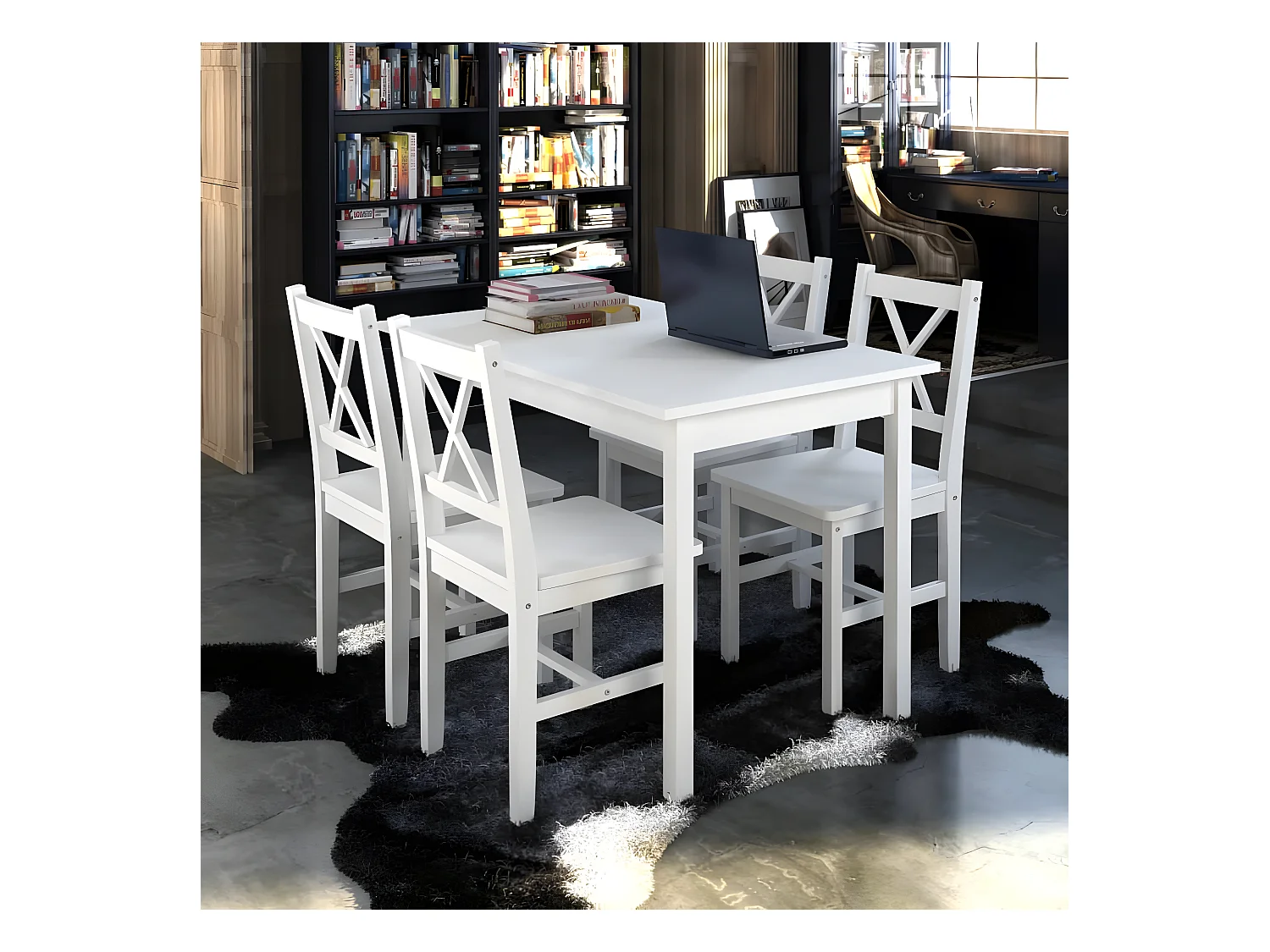 5 pcs Conjunto de jantar branco PT645588