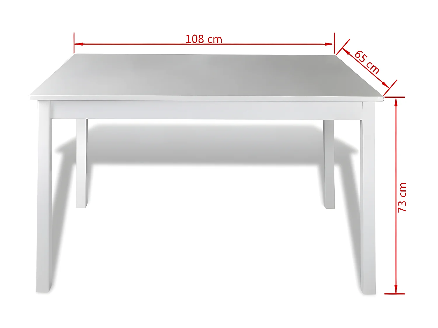 5 pcs Conjunto de jantar branco PT645588