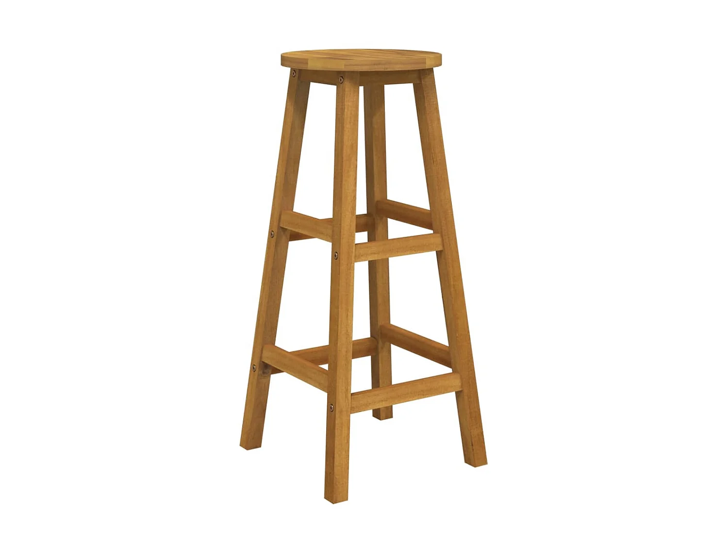 Ensemble de bar 3 pcs Bois d'acacia solide LCS5107