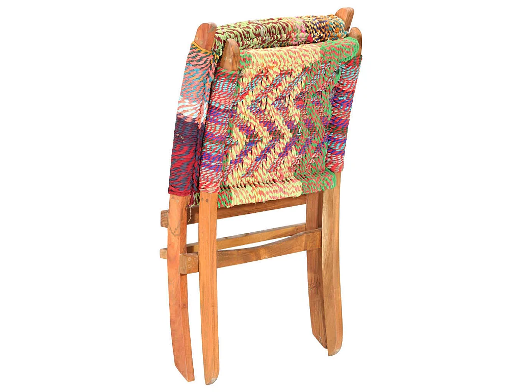 Klapstoel chindi stof meerkleurig NL491237