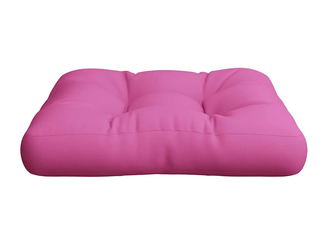 Coussin de palette rose 60x61,5x10 cm tissu Oxford OFR27751