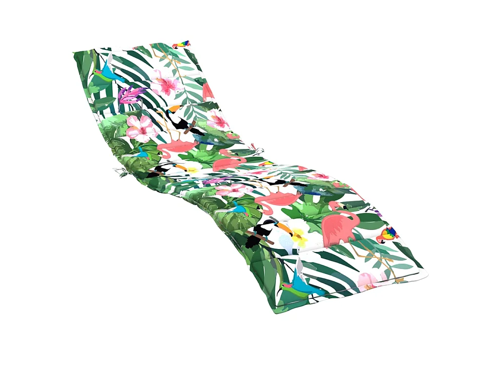 Coussin de chaise longue multicolore tissu oxford OFR86625