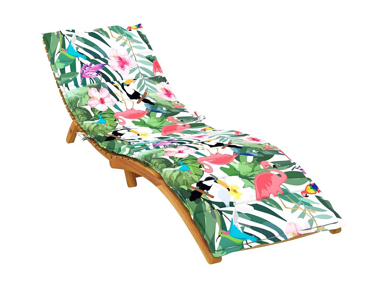 Coussin de chaise longue multicolore tissu oxford OFR86625