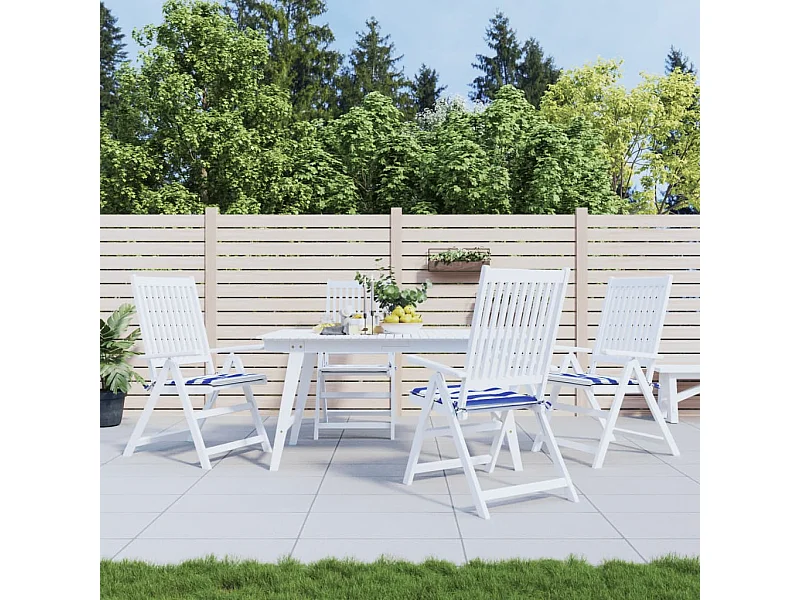 Coussins de chaise de jardin Lot de 4 50x50x3 cm OFR77314