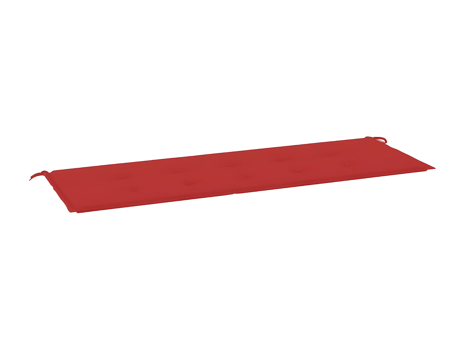 Almofadão p/ banco de jardim 150x50x3 cm tecido oxford vermelho PT589726
