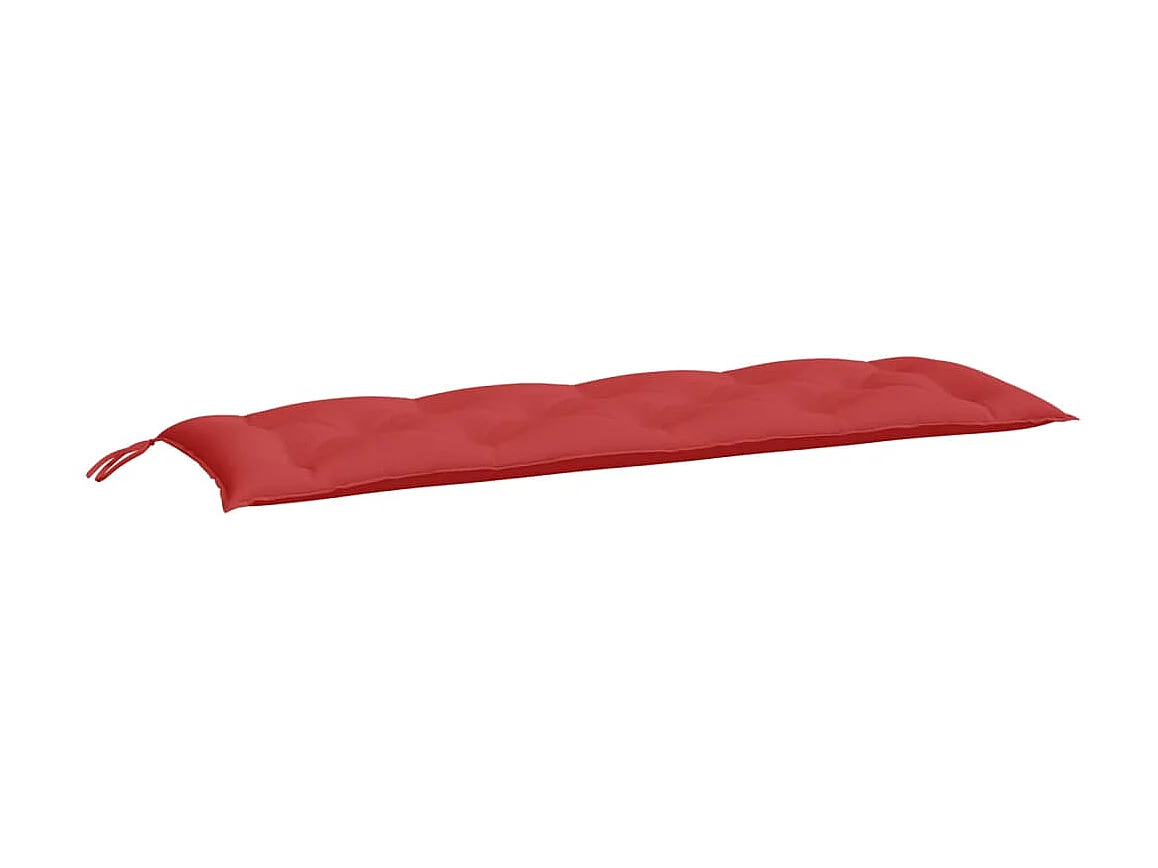 Coussin de banc de jardin rouge 150x50x7 cm tissu oxford OFR47674