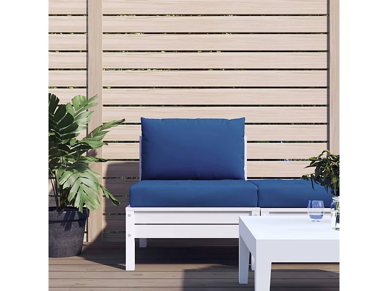 Palletkussens 2 st oxford stof blauw NL480239