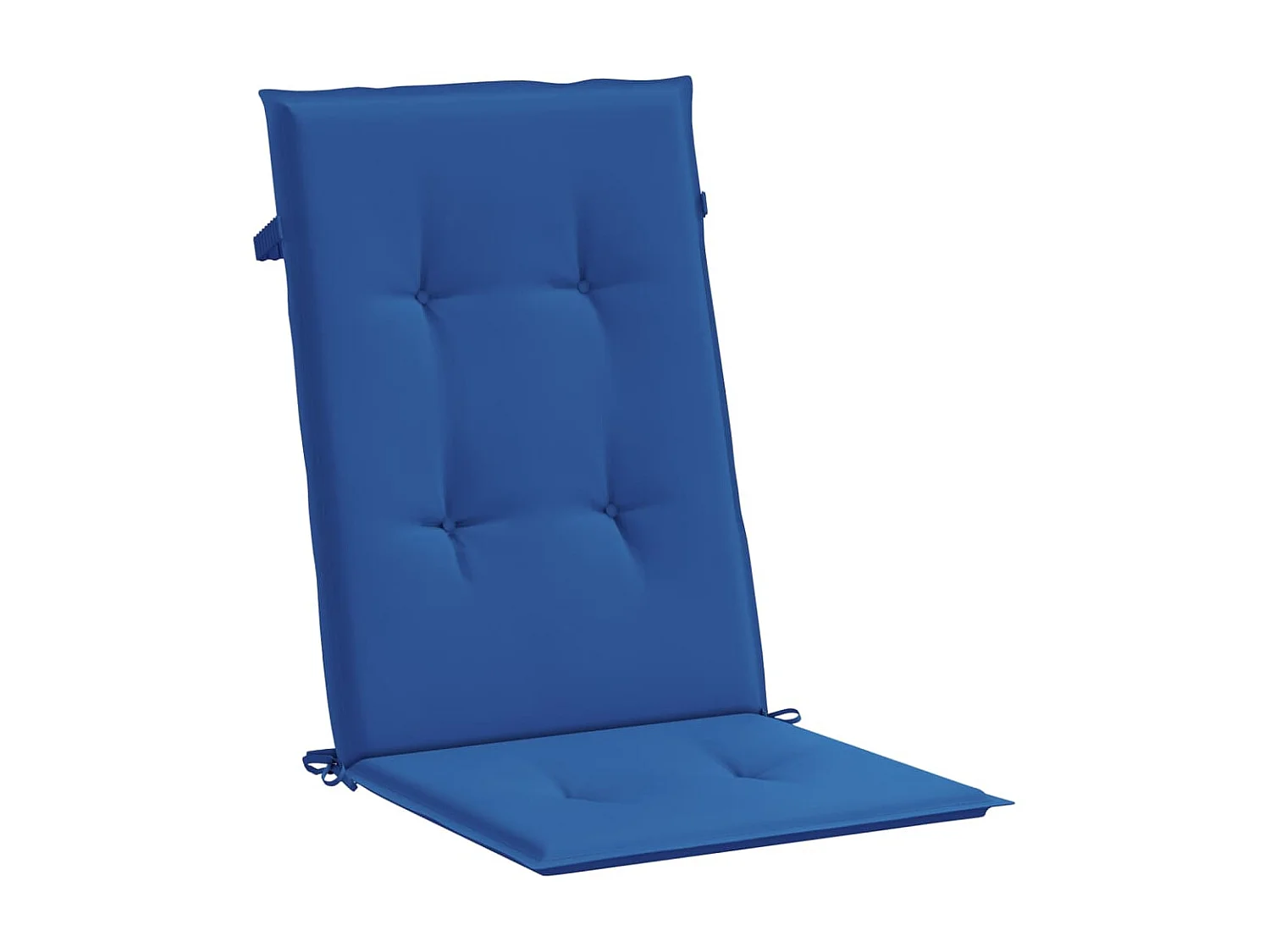 Coussins de chaise de jardin à dossier haut Lot de 6 bleu royal OFR93299