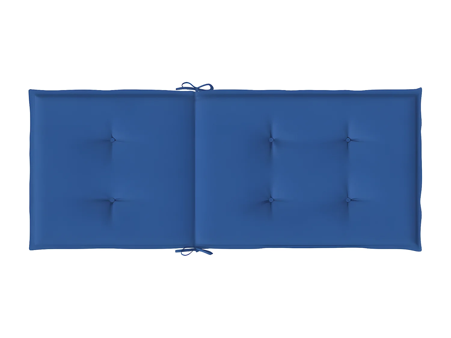 Coussins de chaise de jardin à dossier haut Lot de 6 bleu royal OFR93299