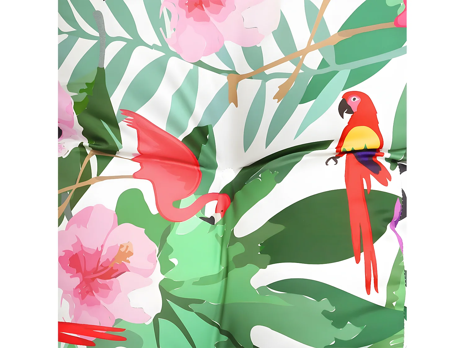 Almofadão p/ banco de jardim 110x50x7 cm tecido multicor PT313319