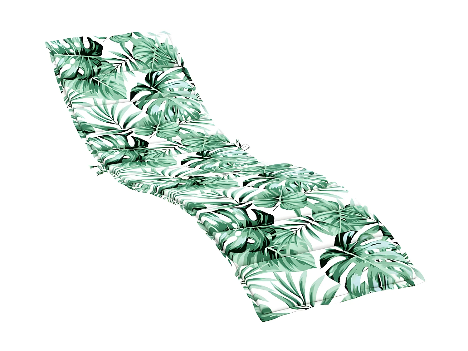 Coussin de chaise longue motif de feuilles tissu oxford OFR52525