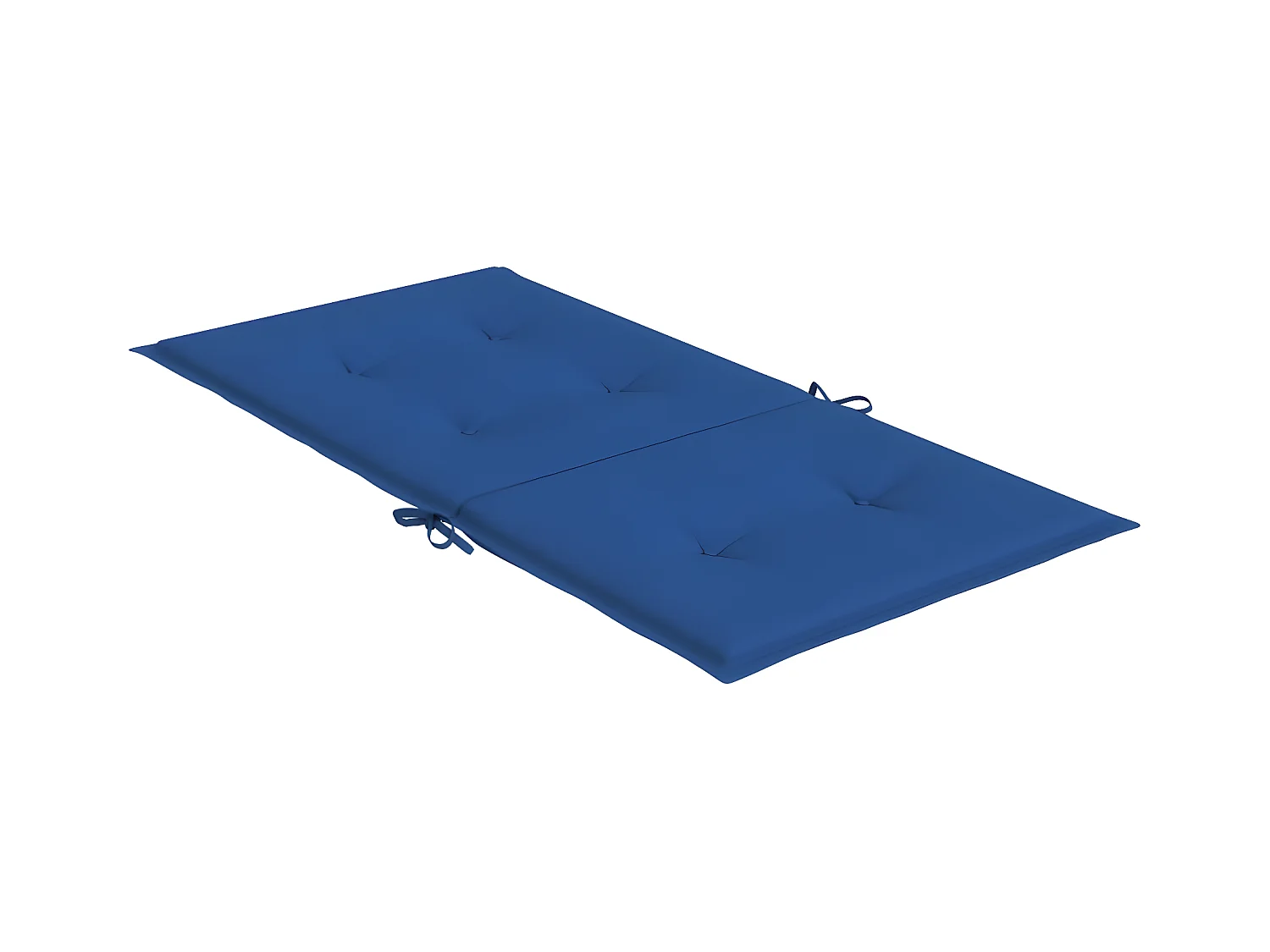 Tuinstoelkussens 4 st 100x50x3 cm oxford stof koningsblauw NL743299