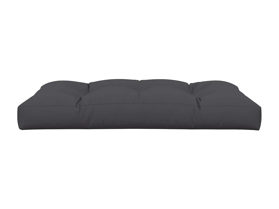 Coussin de palette anthracite 120x80x12 cm tissu OFR90007