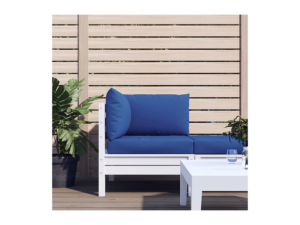 Coussins de palette 3 pcs bleu tissu oxford OFR95263