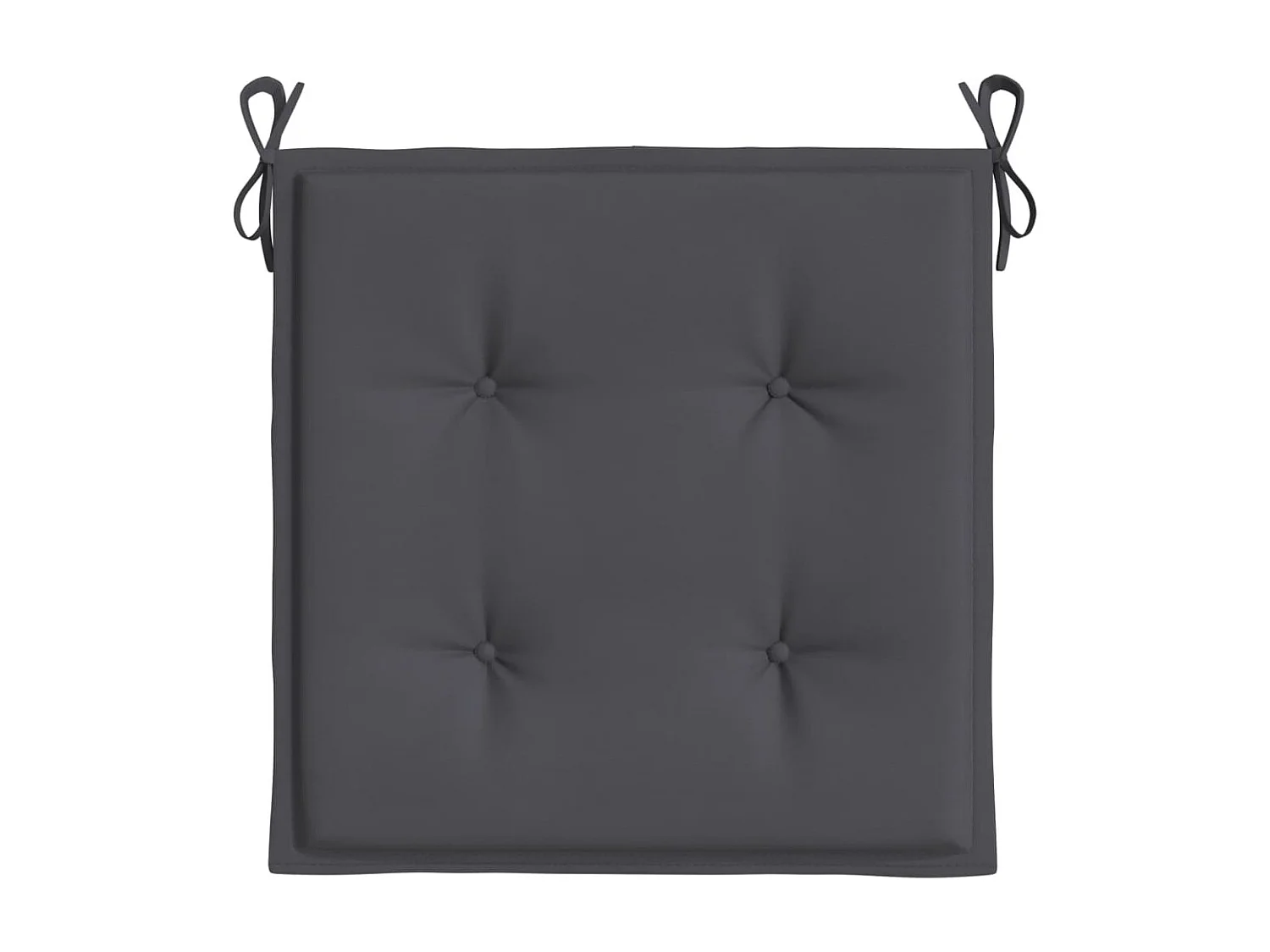 Coussins de chaise de jardin 6 pcs anthracite 50x50x3 cm OFR51532