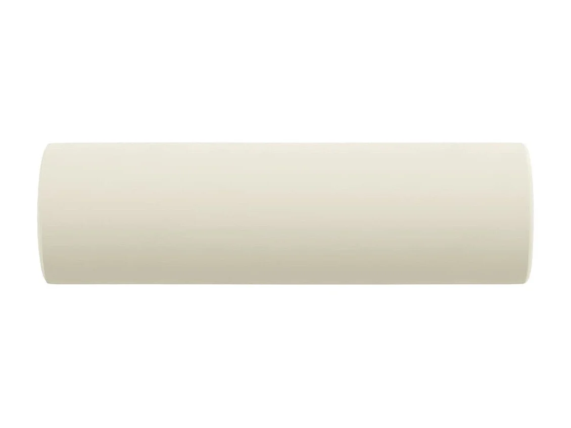 Cojines decorativos 2 uds terciopelo crema 15x50 cm ES946231