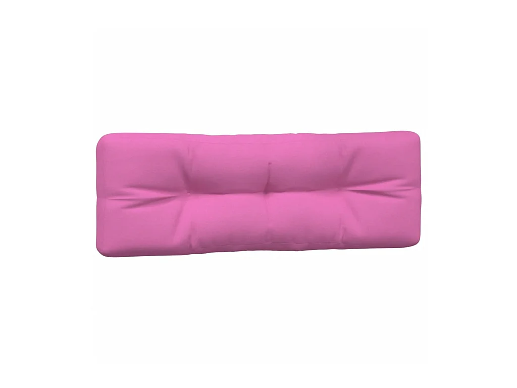Coussins de palette 7 pcs rose tissu OFR36464
