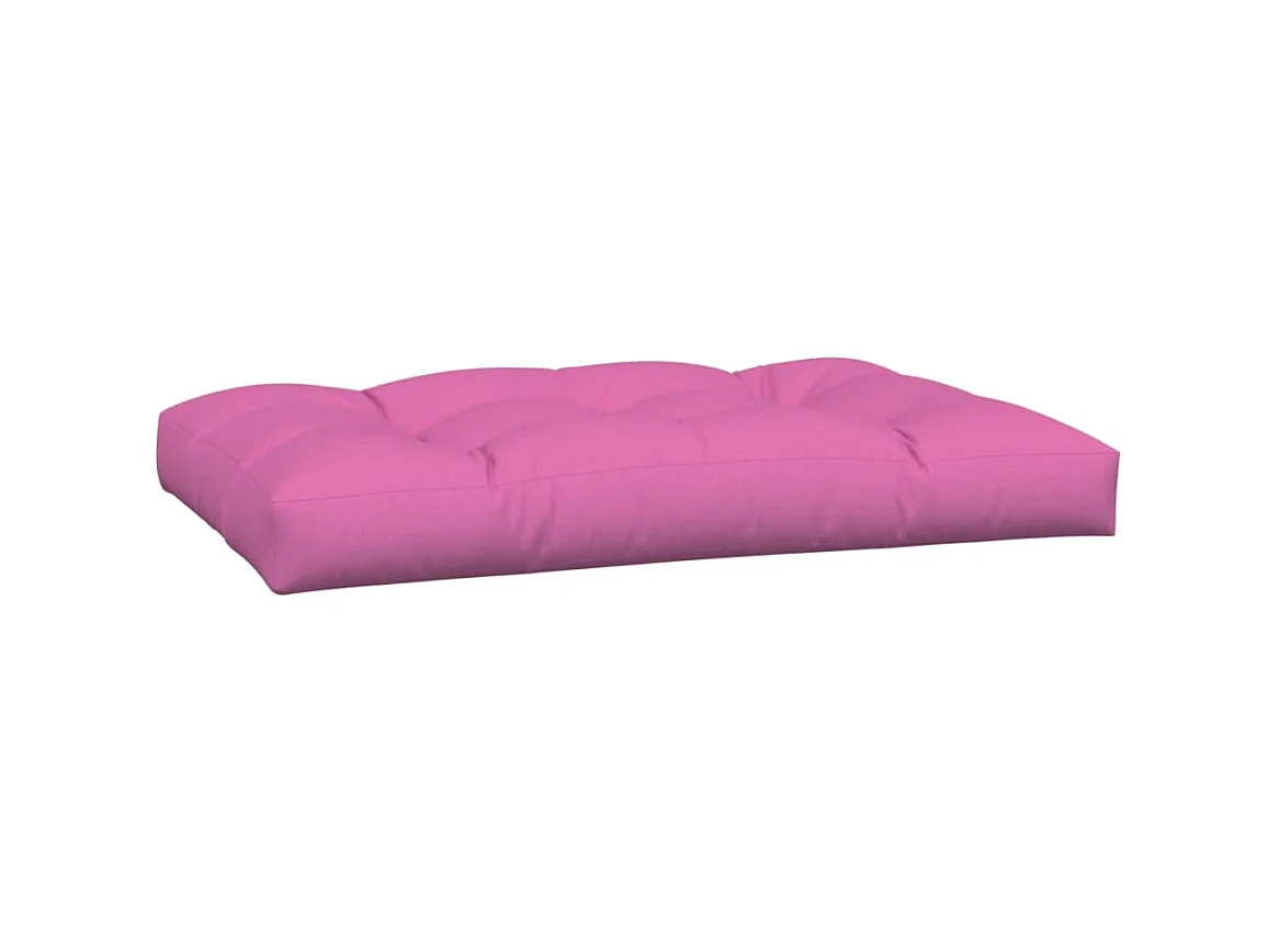 Coussins de palette 7 pcs rose tissu OFR36464