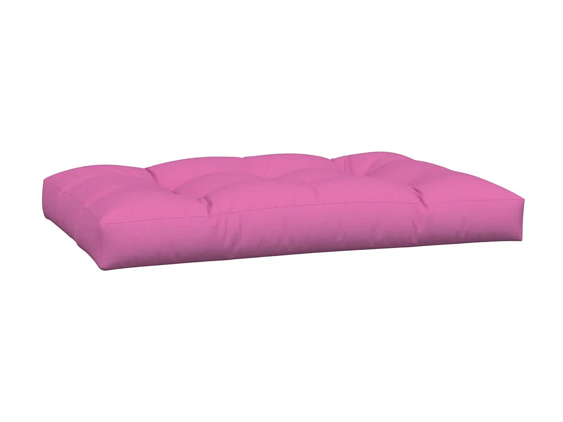 Almofadões para móveis de paletes 7 pcs tecido rosa PT465328