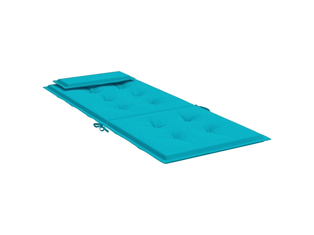 Coussins de chaise à dossier haut Lot de 6 turquoise OFR39108