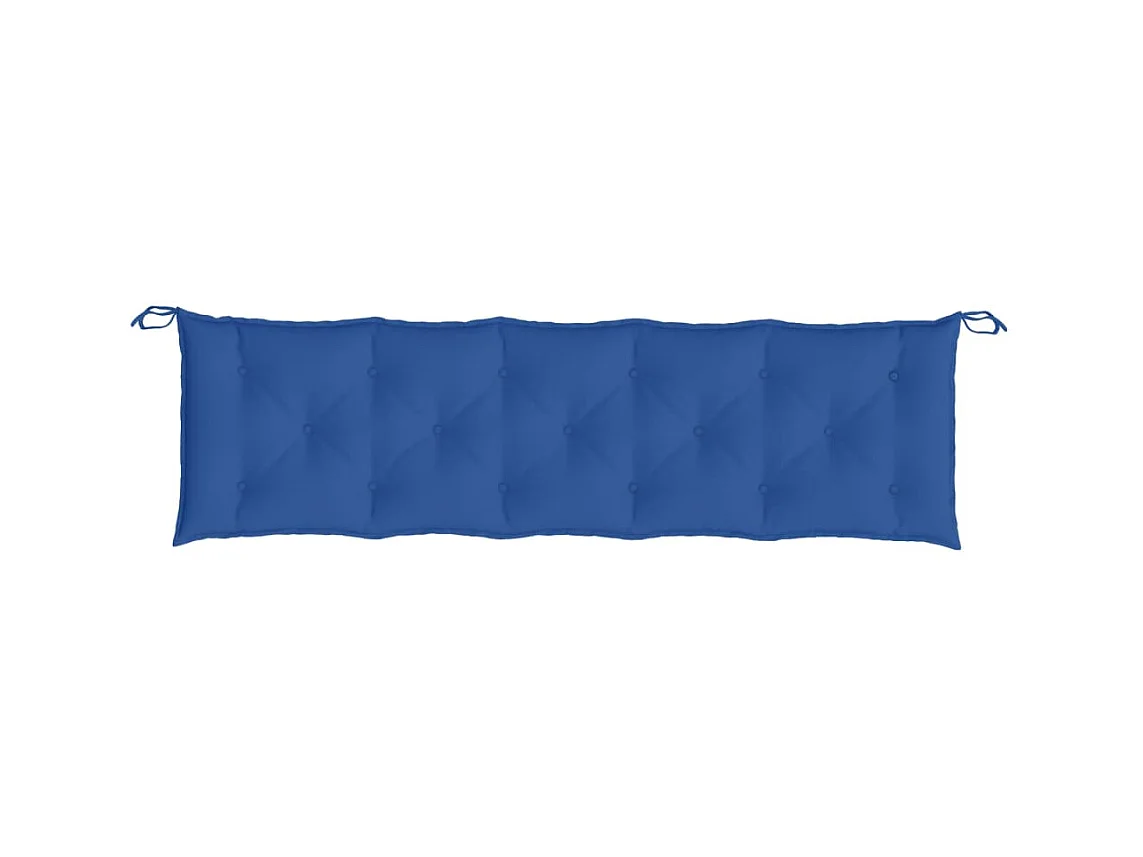 Coussin de banc de jardin bleu 180x50x7 cm tissu oxford OFR10816