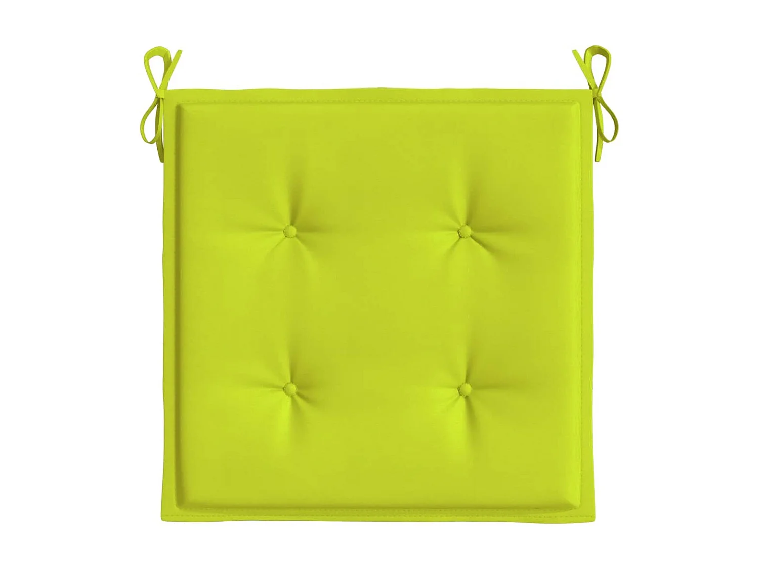 Coussins de chaise de jardin 6 pcs vert vif 50x50x3 cm OFR82337