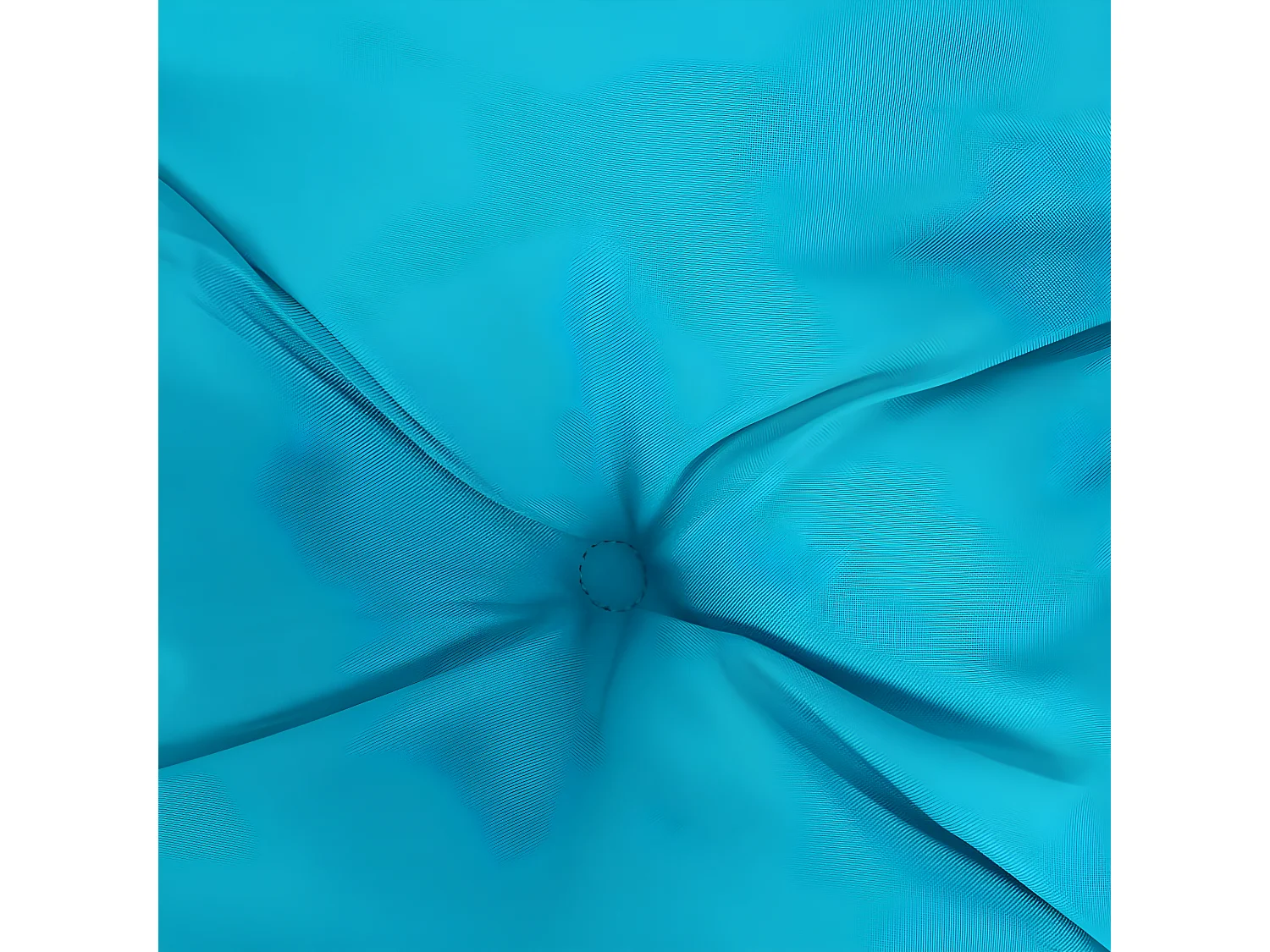 Tuinbankkussen 120x50x7 cm stof turquoise NL982698