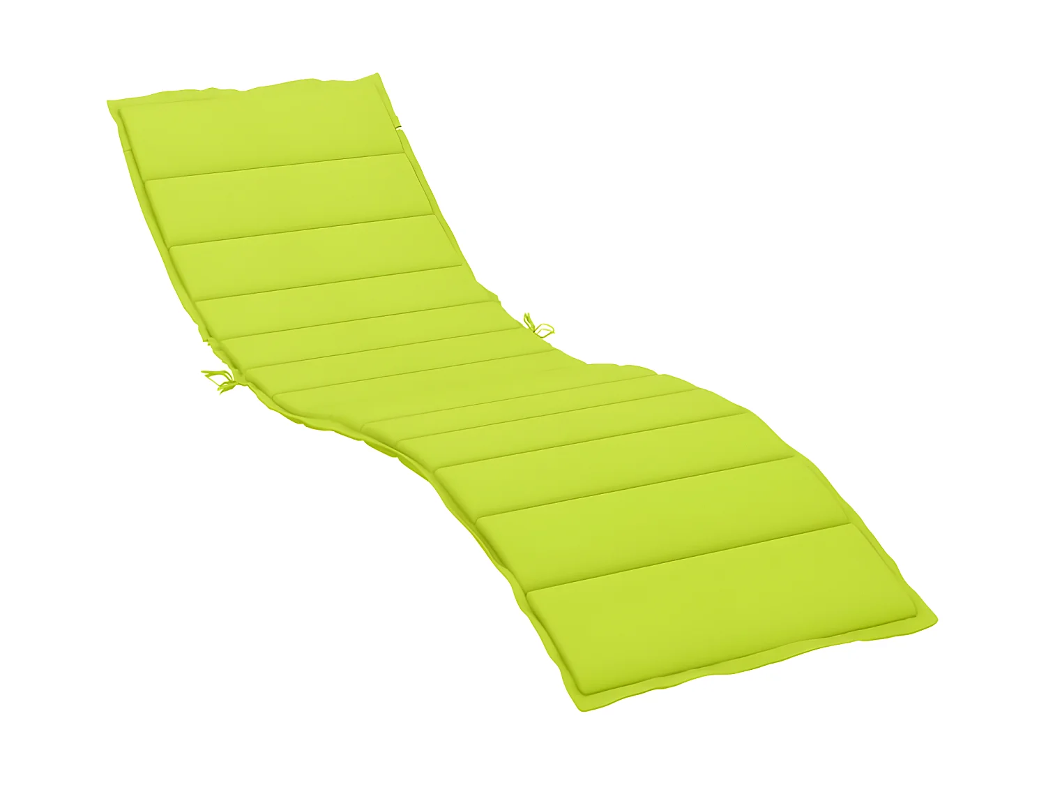 Coussin de chaise longue vert vif 200x60x3 cm tissu oxford OFR39243